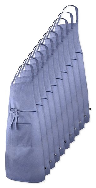 Pack da 10 Goya 50546 - Grembiule in Cotone Riciclato 140gr/m2 WATERFALL