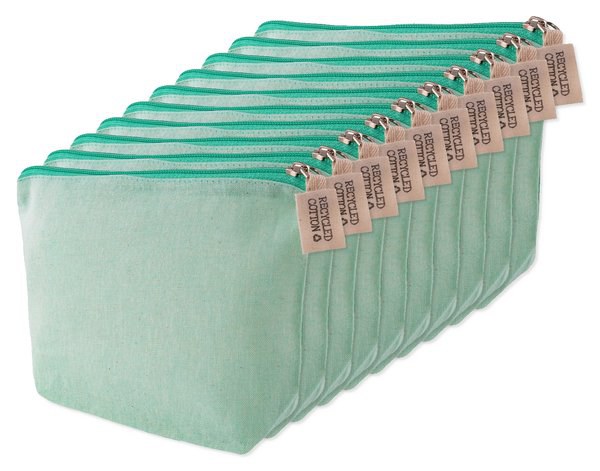 Pack da 10 Goya 50617 - Borsa da Toilette in Cotone Riciclato 100% TETIAROA