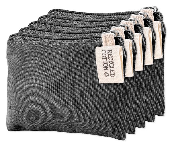 Pack da 5 Goya 53506 - Borsa in Cotone Riciclato Colori Vari GRS KALA