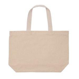 XD Collection P762.95 - Shopper grande in canvas riciclato 240 gm2 non tinto Impact
