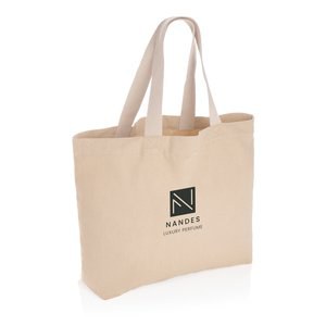 XD Collection P762.95 - Shopper grande in canvas riciclato 240 gm2 non tinto Impact