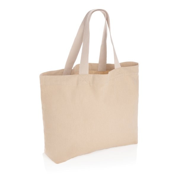XD Collection P762.95 - Shopper grande in canvas riciclato 240 gm2 non tinto Impact
