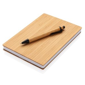 XD Collection P772.15 - Set penna e taccuino A5 in bambù