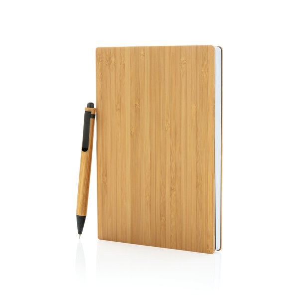 XD Collection P772.15 - Set penna e taccuino A5 in bambù