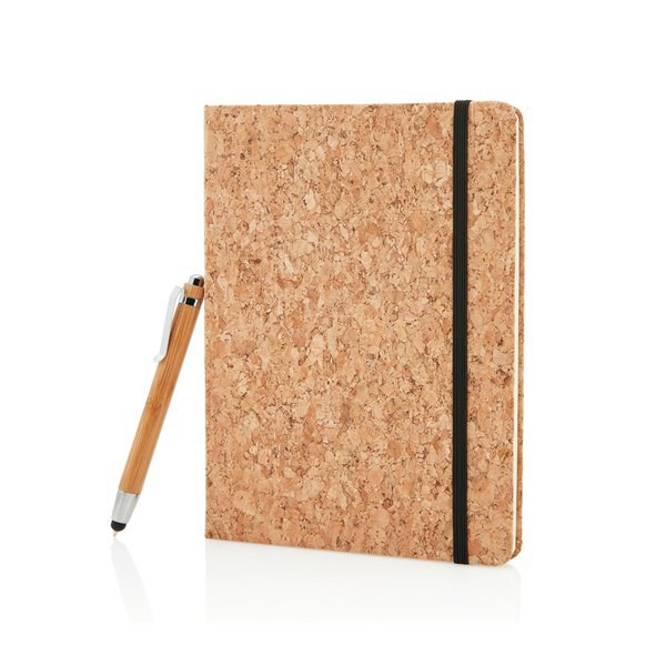 XD Collection P773.77 - Taccuino A5 Cork con penna in bambù