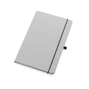 XD Collection P774.20 - Taccuino  A5 con copertina rigida in pelle riciclata GRS