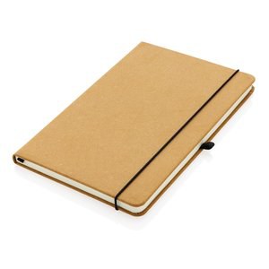 XD Collection P774.20 - Taccuino  A5 con copertina rigida in pelle riciclata GRS