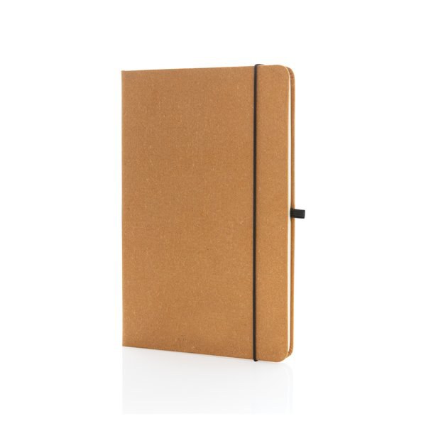 XD Collection P774.20 - Taccuino  A5 con copertina rigida in pelle riciclata GRS