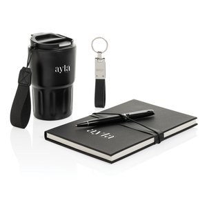 Swiss Peak P774.67 - Set regalo business deluxe Swiss Peak con bicchiere RCS