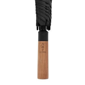 XD Collection P850.72 - Ombrello automatico Tony 30" manico acacia rPET Aware™