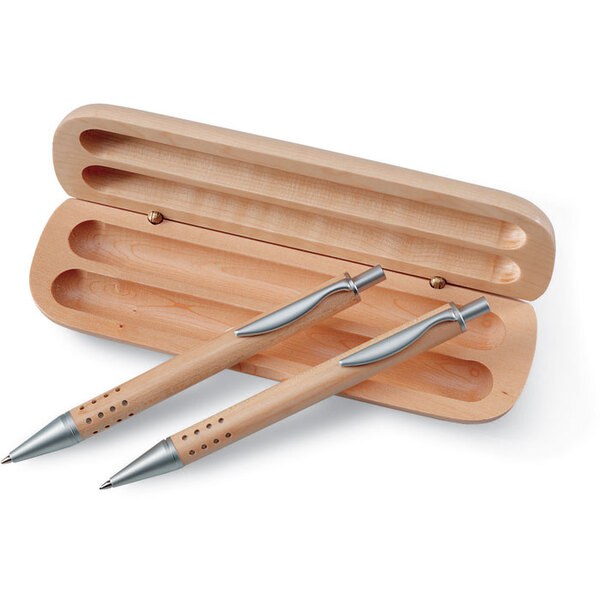 DEMOIN Set penna e matita in astuccio - GiftRetail KC1701