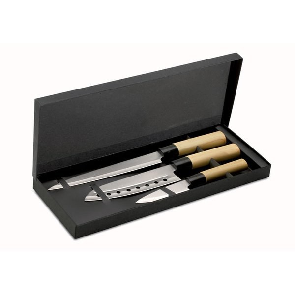 TAKI Set coltelli in acciaio - GiftRetail KC6841