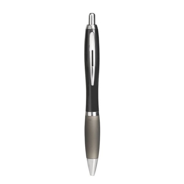 RIOCOLOUR Blue Ink Ball Pen with Soft Grip - GiftRetail MO3314