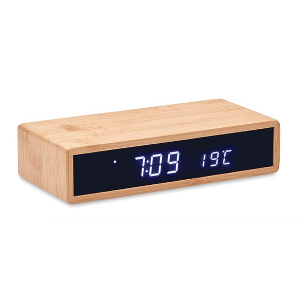 MORO Caricatore wireless in bamboo - GiftRetail MO6139