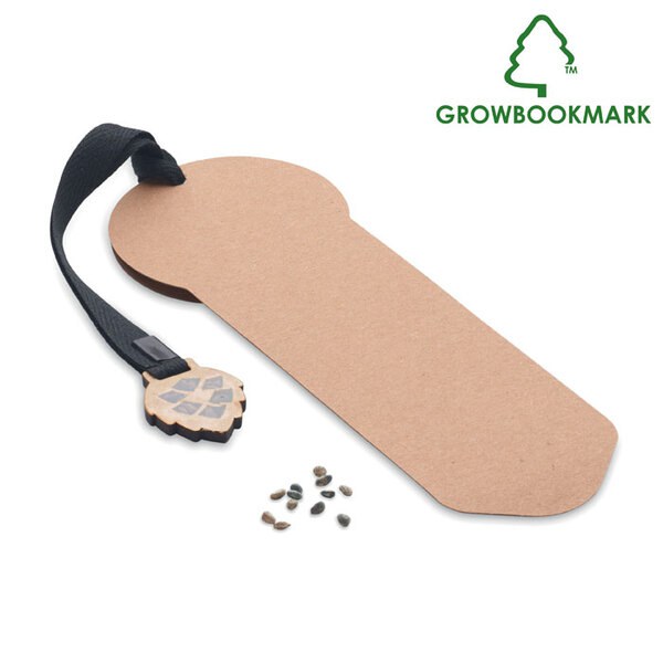 GROWBOOKMARK™ Segnalibro in legno di pino - GiftRetail MO6226