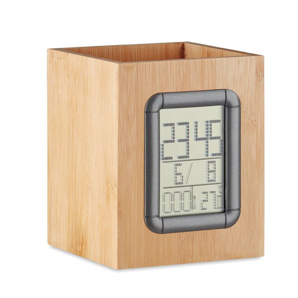 MANILA Portapenne in bamboo - GiftRetail MO6289