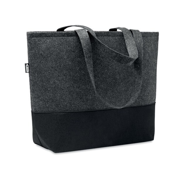 DUO INDICO Shopper in feltro RPET - GiftRetail MO6455
