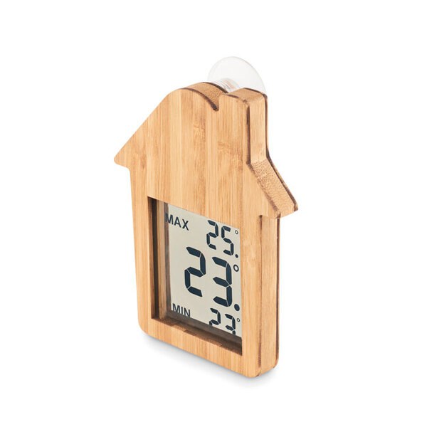 HISA Stazione meteorologica in bambo - GiftRetail MO6468