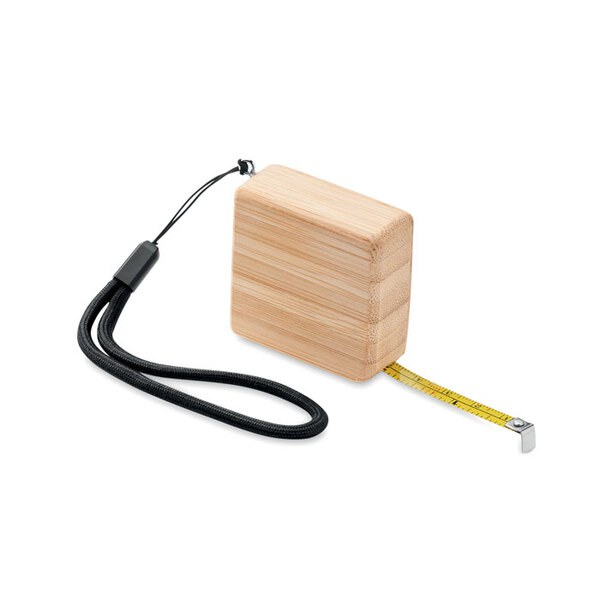 SOKUTEI Metro retrattile in bamboo 1m - GiftRetail MO6519