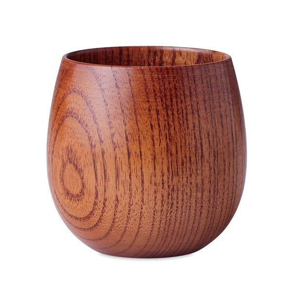 OVALIS Tazza in legno di quercia 250 ml - GiftRetail MO6553