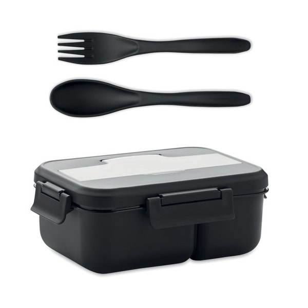 MAKAN Porta pranzo con posate in PP - GiftRetail MO6646