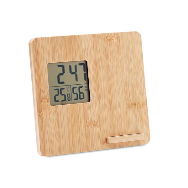 FERREL Stazione meteo in bamboo - GiftRetail MO6665