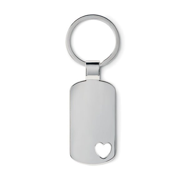 CORAZON Portachiavi rettangolare/cuore - GiftRetail MO8694