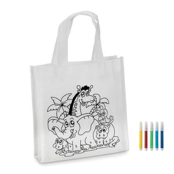 SHOOPIE Mini borsa shopper da colorare - GiftRetail MO8922