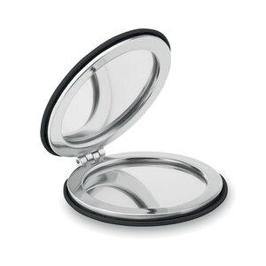 GLOW ROUND Specchietto rotondo in PU - GiftRetail MO9008