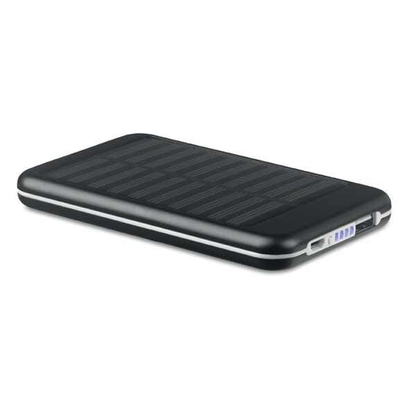 SOLARFLAT Power bank solare da 4000 mAh - GiftRetail MO9075