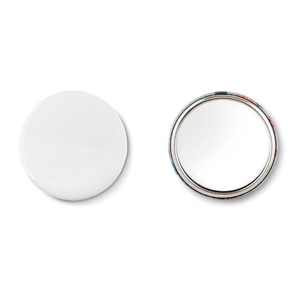MIRROR Spilla specchiata in metallo - GiftRetail MO9335