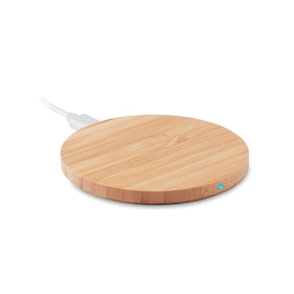 RUNDO Caricatore wireless in bamboo  MO9434- - GiftRetail MO9434