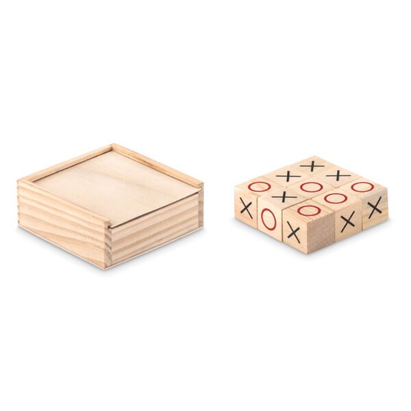TIC TAC TOE Gioco del tris in legno TIC TAC TOE - GiftRetail MO9493