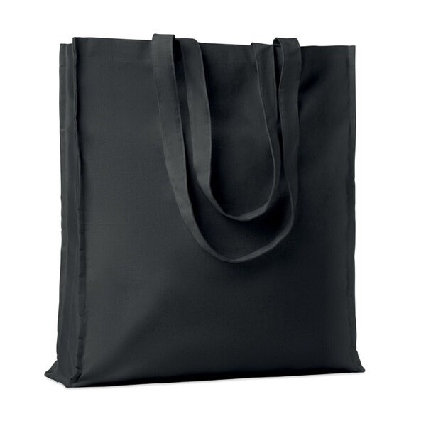 PORTOBELLO Shopper in cotone c/soffietto - GiftRetail MO9596