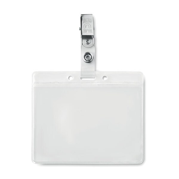 CLIPBADGE Distintivo porta in PVC - GiftRetail MO9642