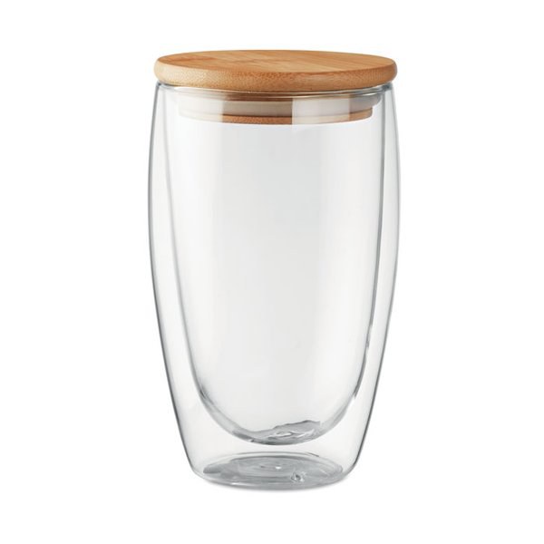 TIRANA LARGE Bicchiere in vetro 450 ml - GiftRetail MO9721