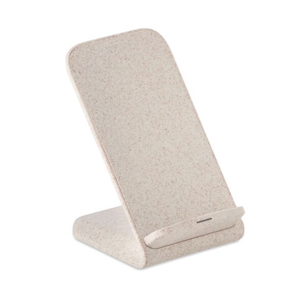 LAYABACK Caricatore wireless in paglia - GiftRetail MO9891