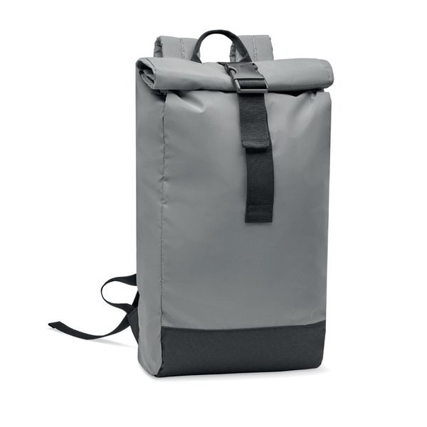 BRIGHT ROLLPACK Zaino Rolltop riflettente - GiftRetail MO2056