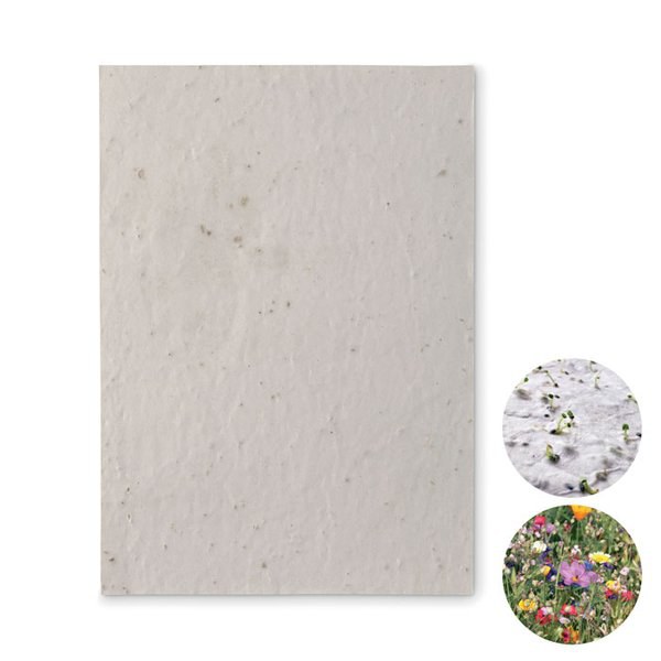 ASIDE Foglio A5 in carta con semi - GiftRetail MO6915