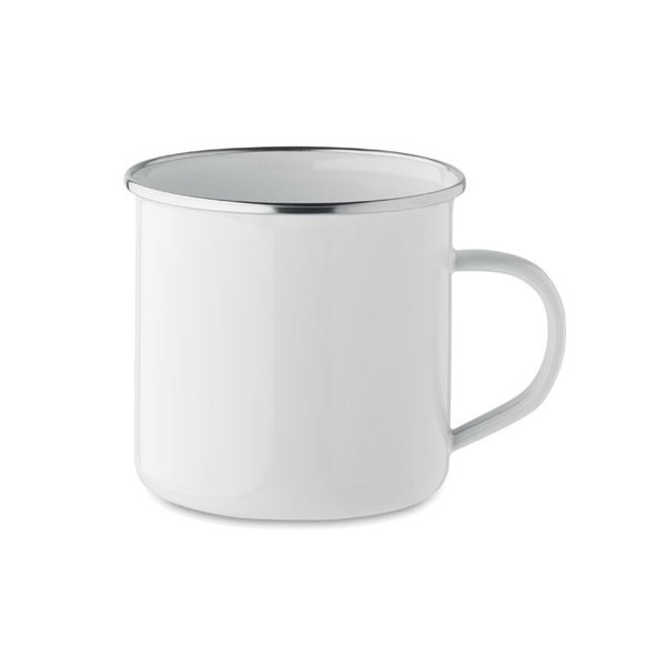 Vintage Enamel Sublimation Mug - 500ml Capacity - GiftRetail MO2203