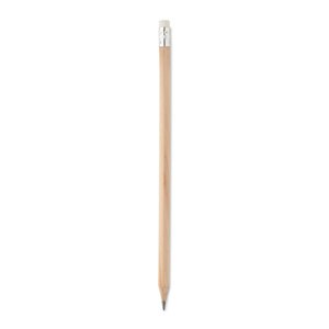 STOMP SHARP Matita naturale con gomma - GiftRetail MO2248
