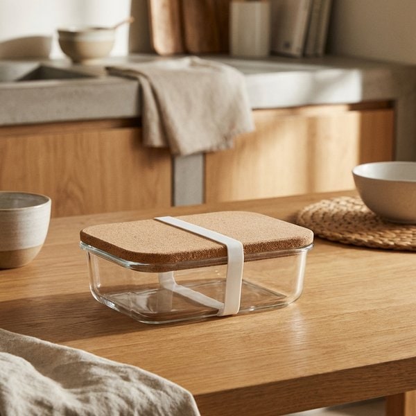 CANOA Portapranzo in vetro con coperchio - GiftRetail MO2255