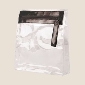 Goya 34026 - Borsa in PVC trasparente con zip, 3 colori AGATHA