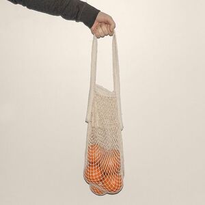 Goya 50002 - Borsa in Cotone con Tasca e Manici Lunghi FRENCH