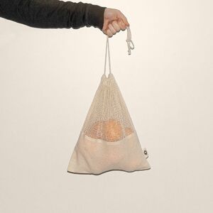 Goya 50004 - Borsa in Cotone a Rete con Cordino COCONUT