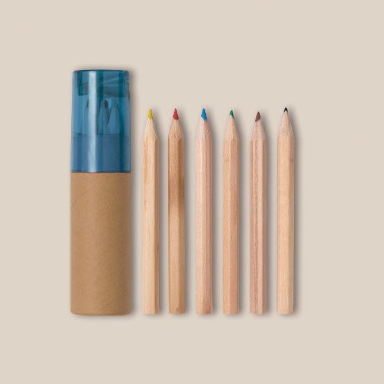 Goya 50044 - Set 6 Colori Legno con Temperino