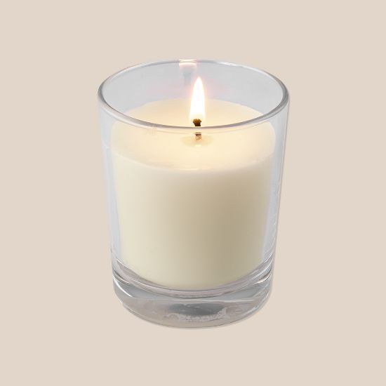 Goya 50610K - Candela Europea in Vetro con Cera Vegetale PLANSE