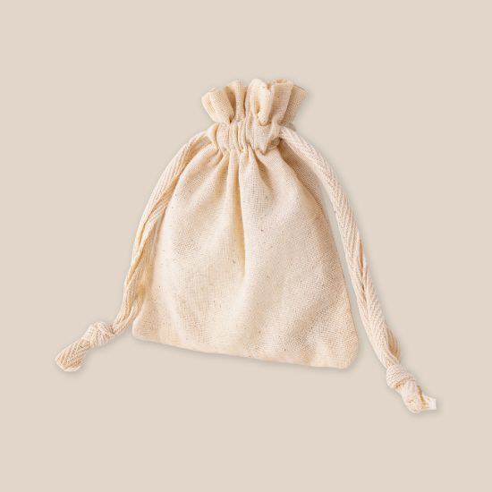 Goya 50630 - Cotton Gift Bag 9x10.5cm with String Closure PULL