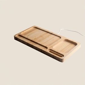 Goya 50638 - Bamboo 10W Charging Base & Organizer SHEN