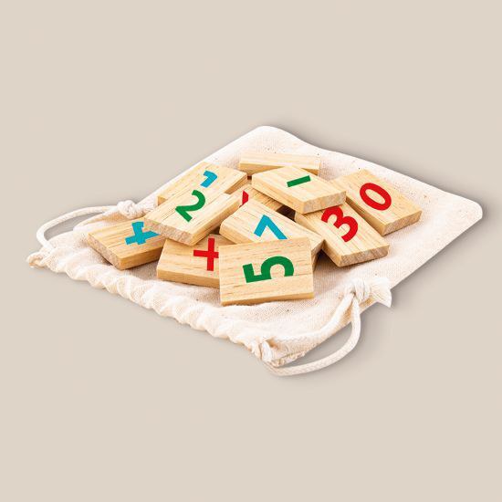 Goya 52031 - Set Legno Numeri e Simboli Matematici MART